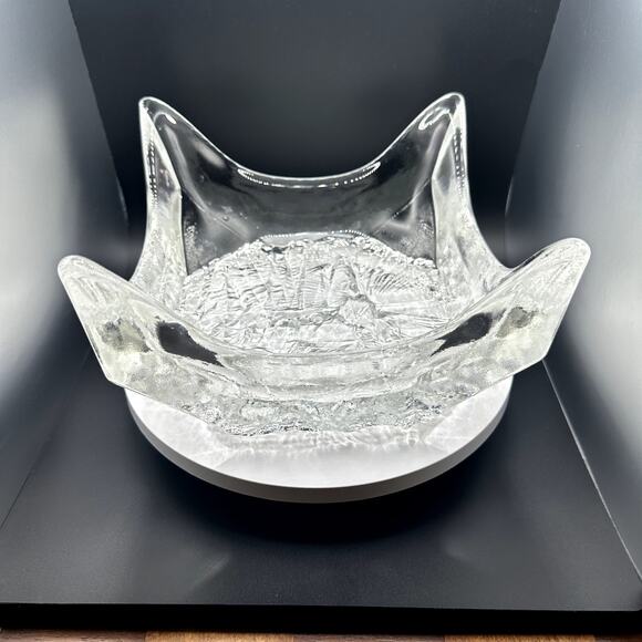 Large 1960's Brutalist Collectible Bowl Tapio Wirkkala For Littala Finland MCM - Picture 5 of 8